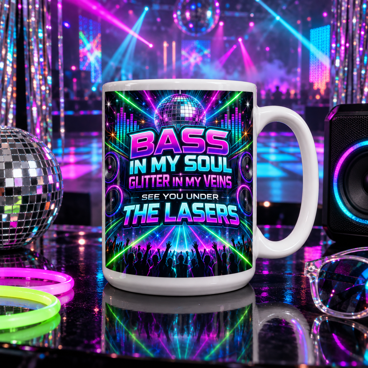 Rave & Emo Music Mug – 15oz Ceramic Mug