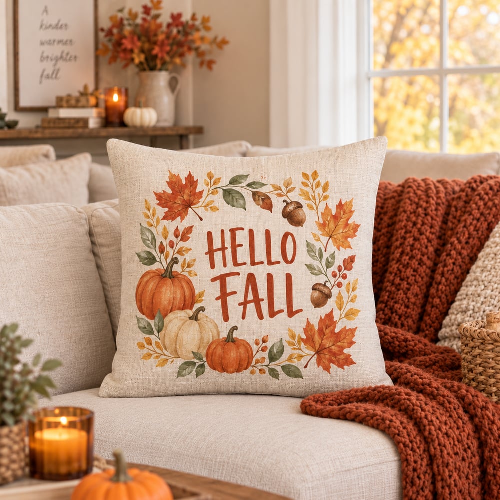 Fall Decorative Pillow Covers