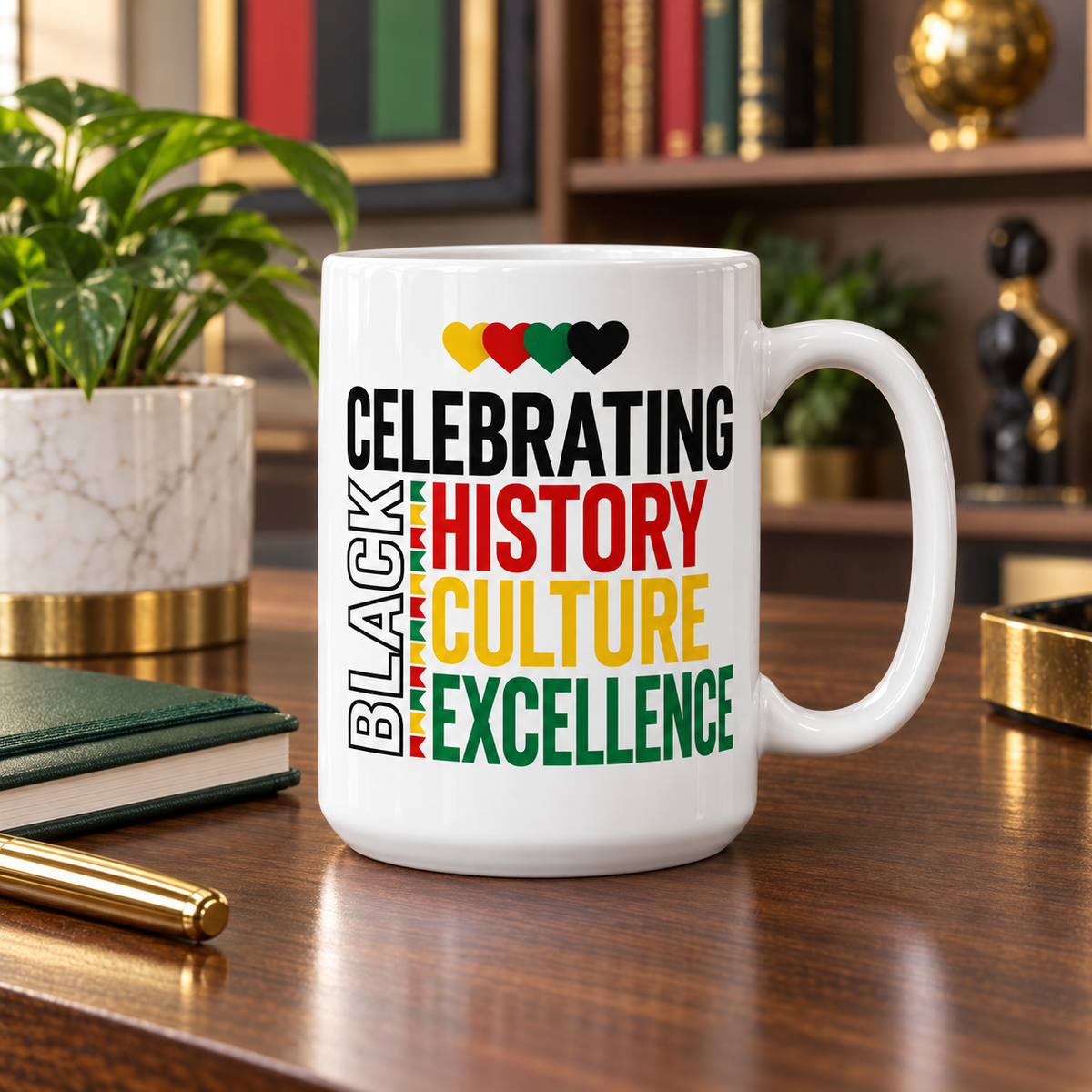 Black History, Culture &amp; Pride 15 oz Ceramic Mug