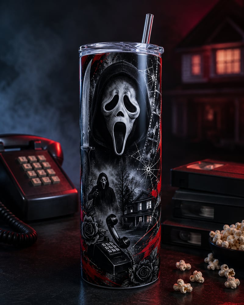 Halloween Horror Movie 20 oz Skinny Tumbler Collection