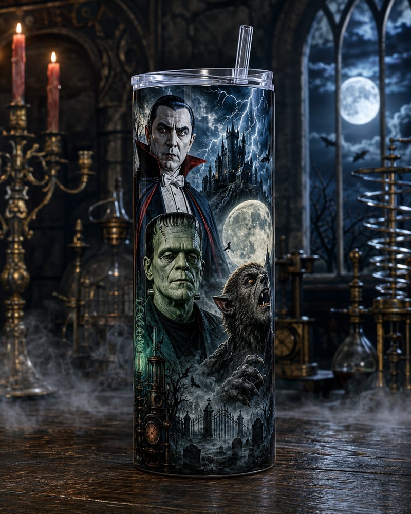 Halloween Horror Movie 20 oz Skinny Tumbler Collection